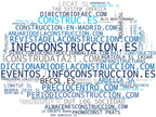 nube de conceptos directorio proveedores construcción, eventos sector construcción, guías construcción online