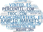 wordcloud de mercado muebles de segunda mano, muebles usados, decoración segunda mano