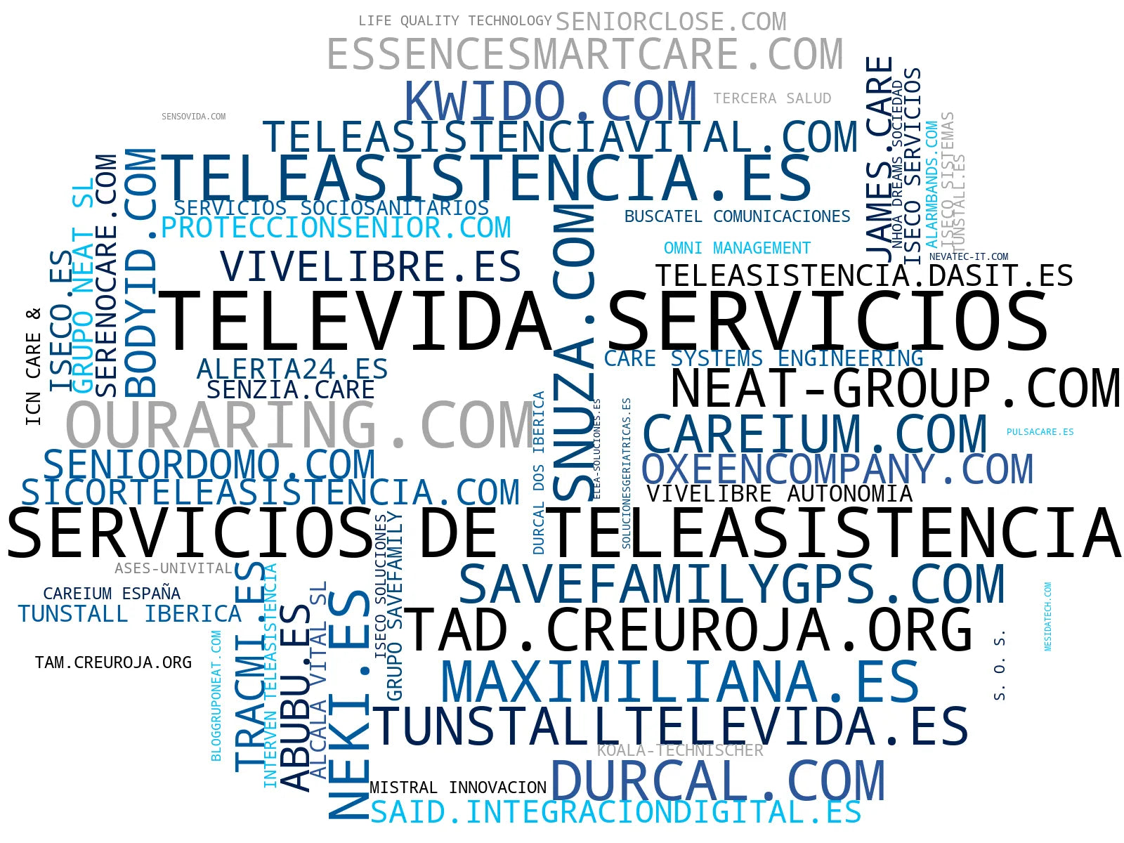 top empresas del rubro dispositivos de alerta, sistemas de detección errantes, dispositivos GPS senior