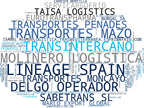 nube de conceptos transporte refrigerado, transporte de productos congelados, distribución de mercancías frías