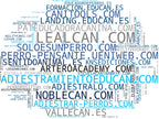 nube de conceptos educación canina, programa entrenamiento perros, entrenamiento cachorros