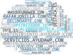 nube de conceptos diseño web, seguridad web, ecommerce WordPress