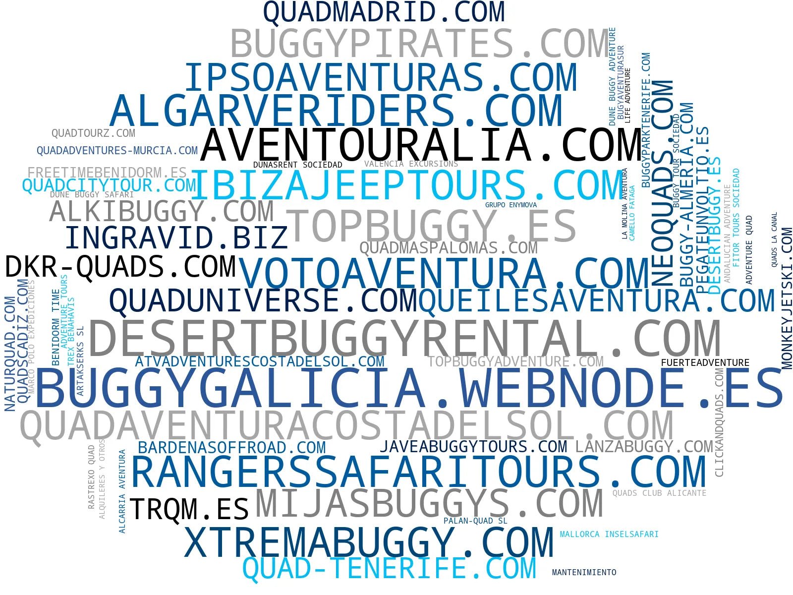 mapa de términos tours buggy, excursiones quad, actividades aventura offroad