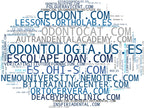 wordcloud de mercado educación odontológica, cursos ortodoncia, cursos implantología