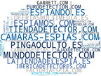 mapa de términos detectores de metales, accesorios para detectores, barridos electrónicos