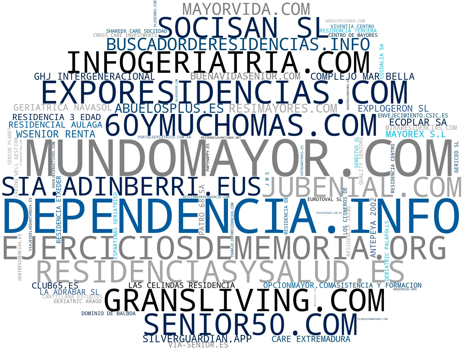 top competidores del nicho residencias ancianos, ayuda a domicilio, guías elección residencia