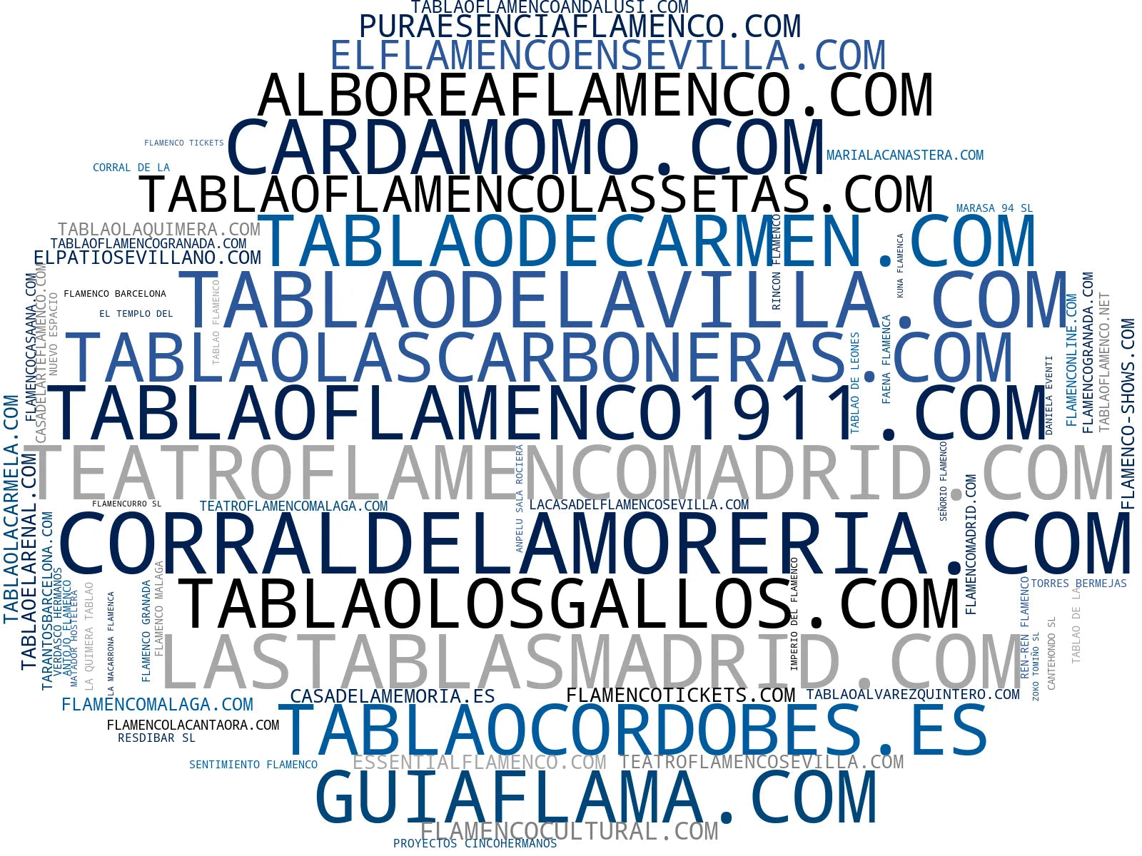 empresas mas grandes del nicho tablao flamenco, música flamenca, flamenco fusión