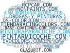wordcloud de mercado barnices automotriz, pintura clearcoat, pintura para coches