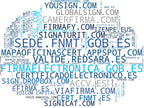 mapa de términos certificado digital, autenticación biométrica, firma electrónica cualificada