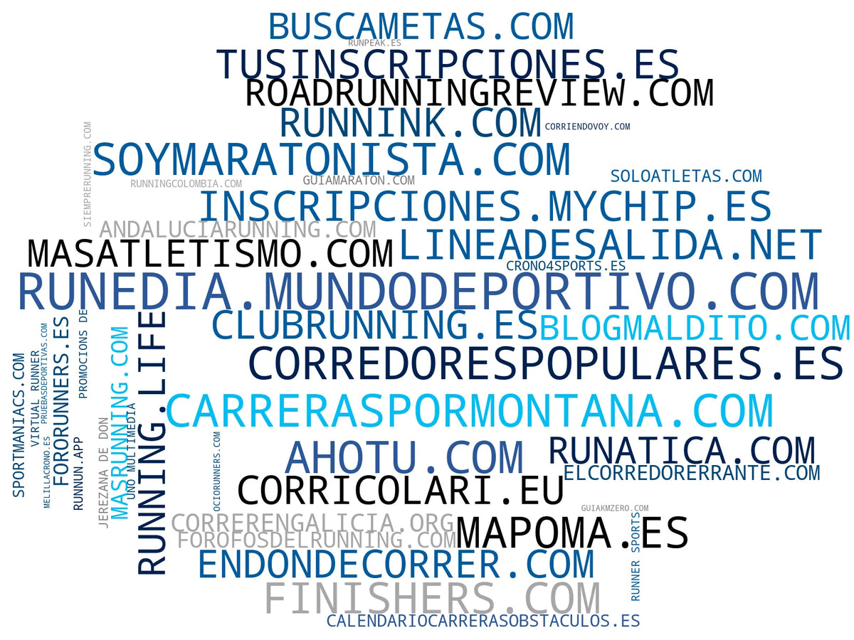 mapa de términos carrera popular, evento de ciclismo, carrera de ultramaratón
