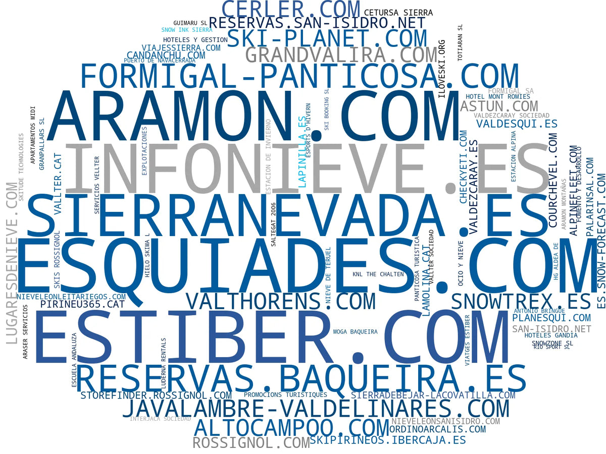 top empresas del rubro esquí alpino, alquiler de tablas, alquiler de raquetas