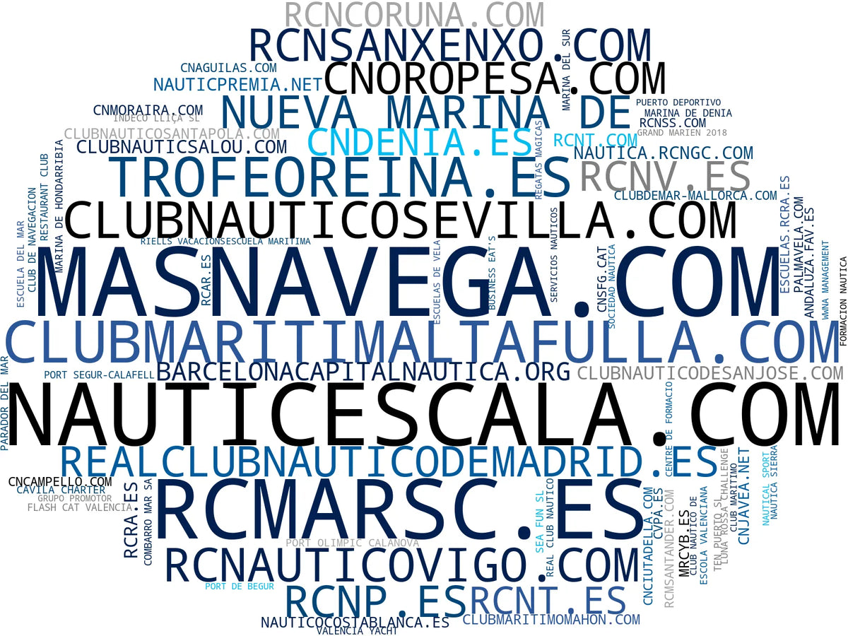 empresas españolas del sector regatas náuticas, club náutico, amarres de embarcaciones