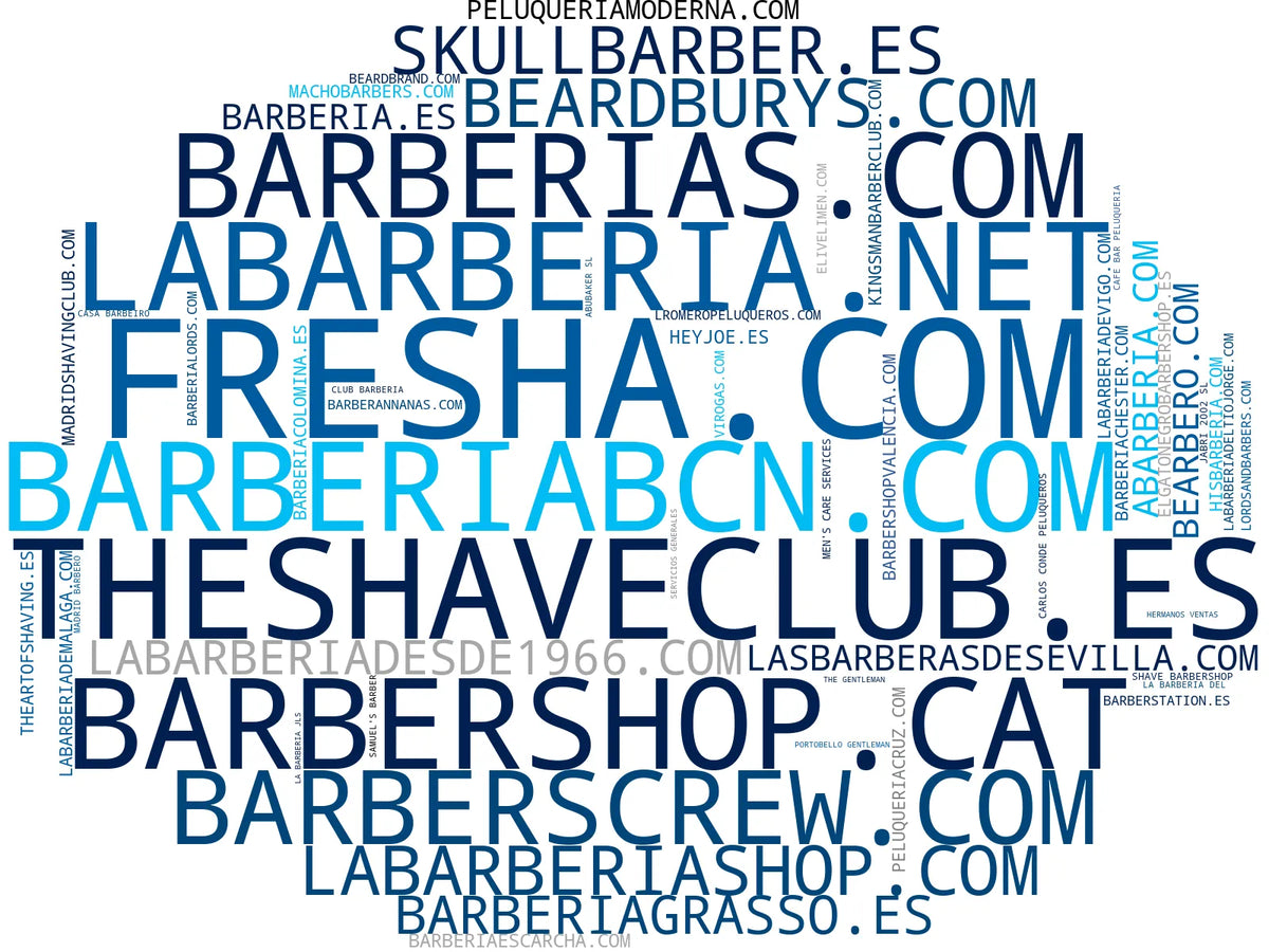 top competidores del nicho afeitado tradicional, corte bajo, servicios barbería