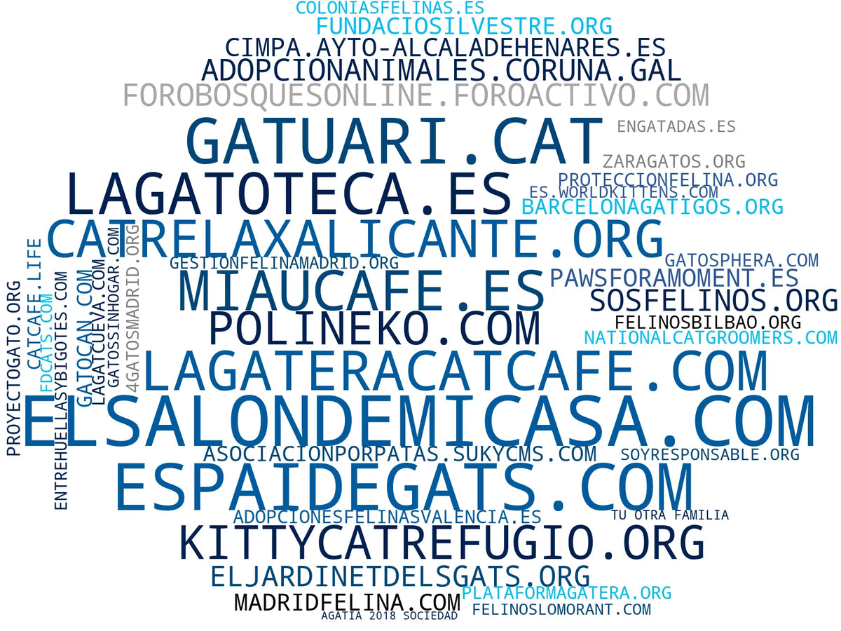 empresas mas grandes del nicho acogida temporal gatos, cuidado gatos a domicilio, merchandising cat café