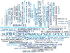 wordcloud de mercado evaluación psicopedagógica, orientación familiar, apoyo escolar