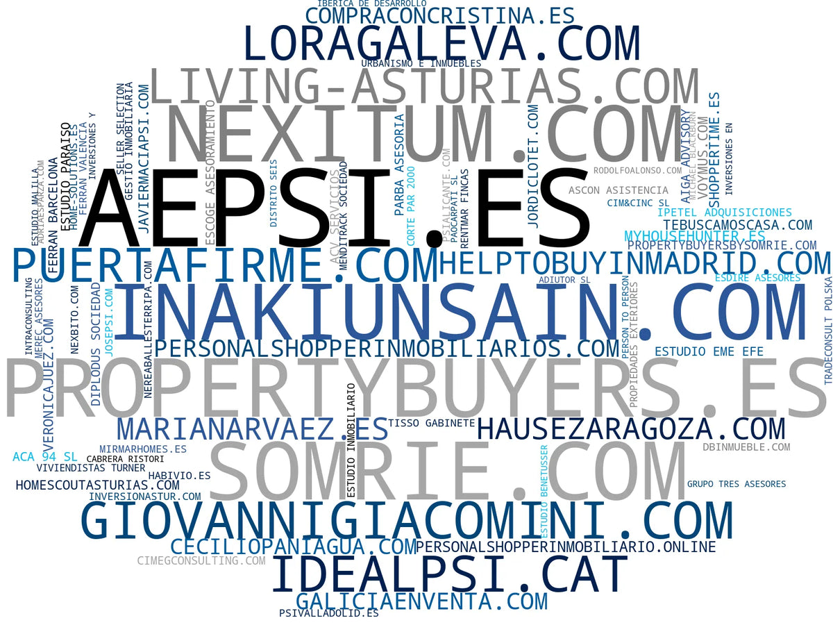 empresas españolas del sector búsqueda de inmuebles, consultoría inmobiliaria, valoración de viviendas