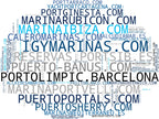 nube de conceptos alquiler de amarres, suministro de combustible, servicio de bunkering