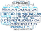wordcloud de mercado productos peluquería, productos capilares, accesorios peluquería