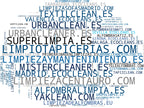 nube de conceptos limpieza de colchones, lavado de alfombras, desinfección de tapicerías