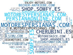 wordcloud de mercado motores persianas, sistema motorización, motores puertas