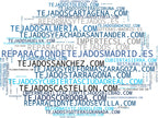 wordcloud de mercado reparación de cubiertas, instalación de bajantes, reparación de humedades