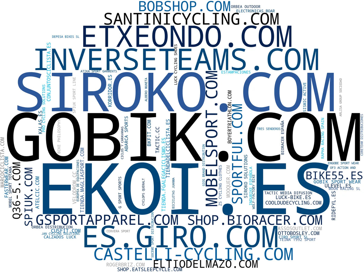 nube de conceptos ropa ciclismo, bicicletas eléctricas, bicicletas montaña