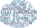 wordcloud de mercado audio profesional, lentes cinematográficos, televisores 4K