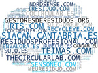 nube de conceptos contenedores inteligentes, clasificación robotizada, optimización recolección
