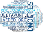 wordcloud de mercado derribos, voladura controlada, reciclaje residuos construcción