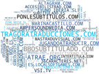 wordcloud de mercado localización de videojuegos, localización de software, subtitulación en directo