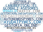 nube de conceptos asesoría contable, consultoría empresarial, asesoría jurídica