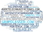 nube de conceptos videoporteros, sistemas seguridad, control accesos
