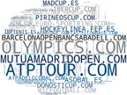 nube de conceptos organización de torneos, torneos de fútbol base, torneos de tenis