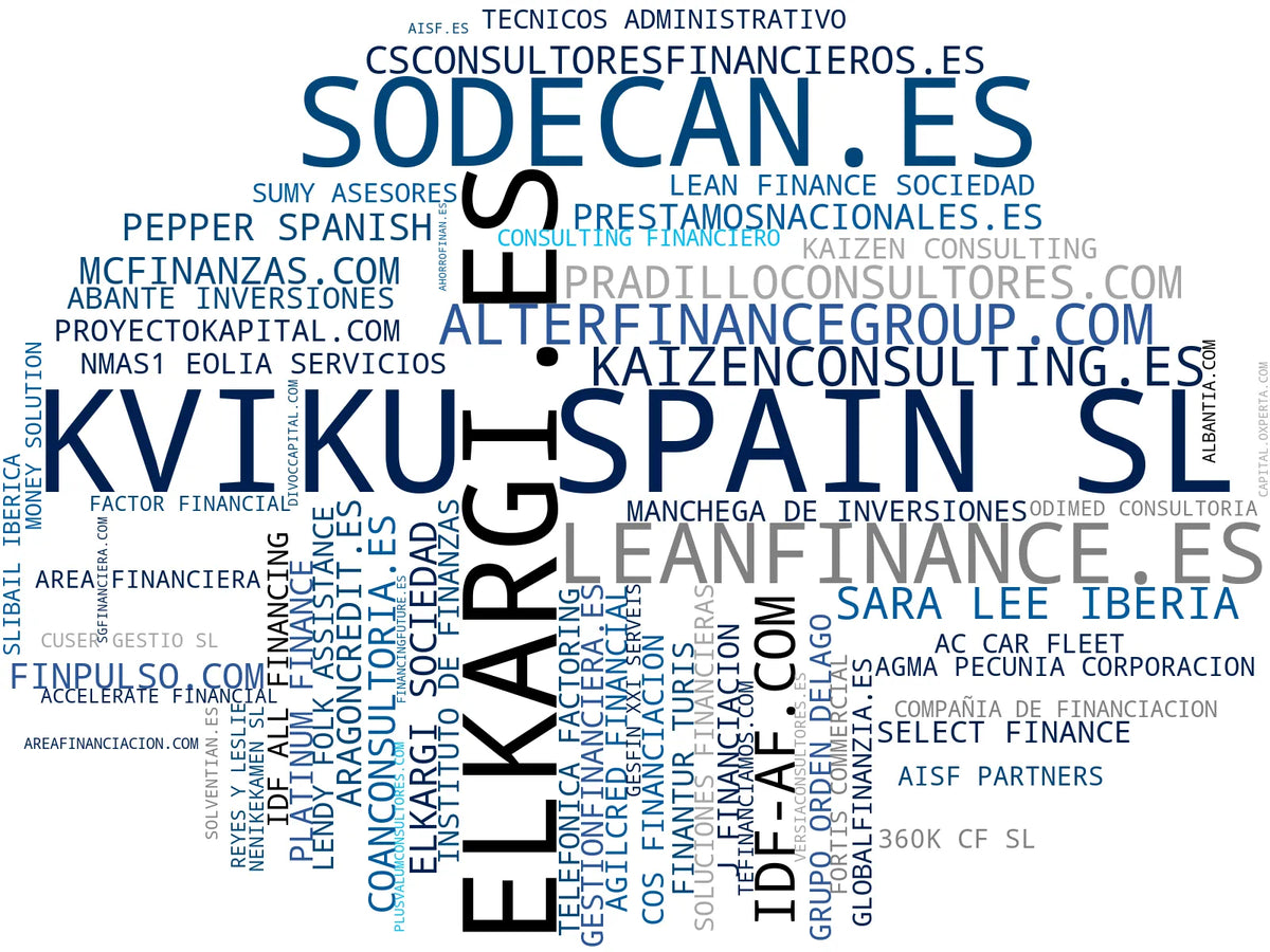 top competidores del nicho factoring, subvenciones, reunificación deudas
