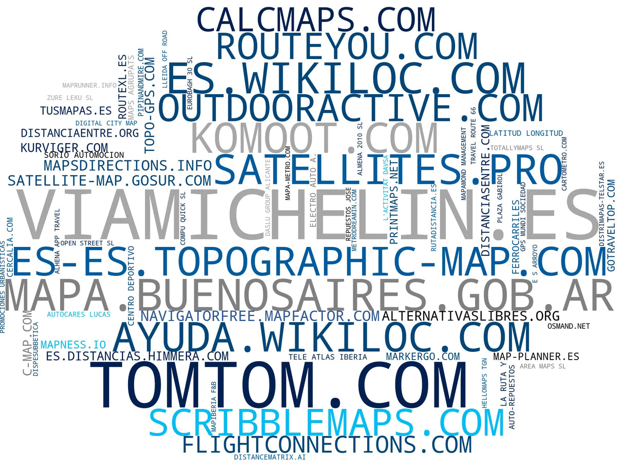 empresas españolas del sector mapas interactivos, mapa turístico, mapas offline