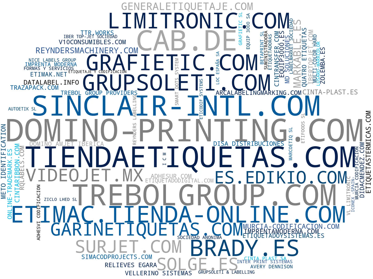 visualización de tendencias etiquetas adhesivas, software diseño etiquetas, impresoras industriales