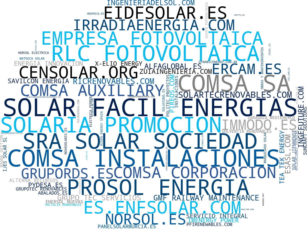 empresas españolas del sector sistemas fotovoltaicos, consultoría energética, operación de parques
