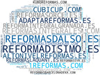 wordcloud de mercado electricidad doméstica, reformas de baños, pladur instalación