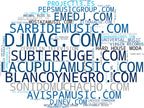 nube de conceptos descargas digitales, remixes profesionales, merchandise musical