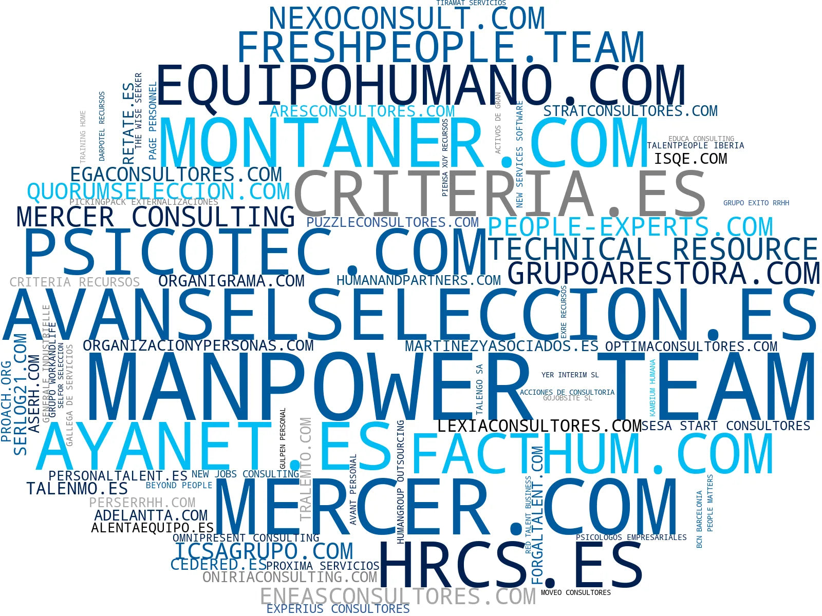 top competidores del nicho consultoría de recursos humanos, consultoría de capital humano, programas de liderazgo