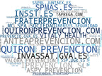 nube de conceptos formación prevención laboral, formación ergonomía laboral, asesoría higiene industrial