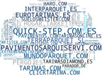 nube de conceptos suelo laminado, suelo técnico, tarima exterior