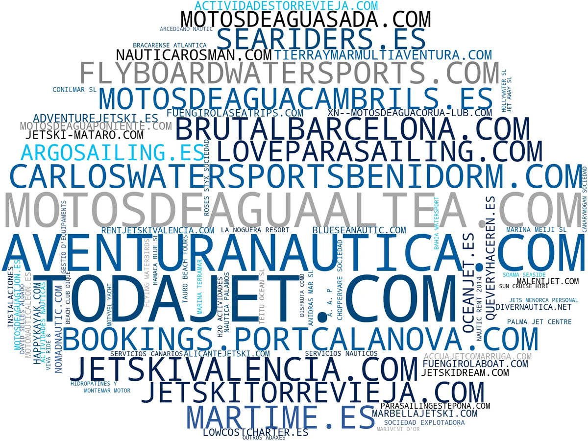 mapa de términos alquiler embarcaciones, parasailing aventura, alquiler de yates
