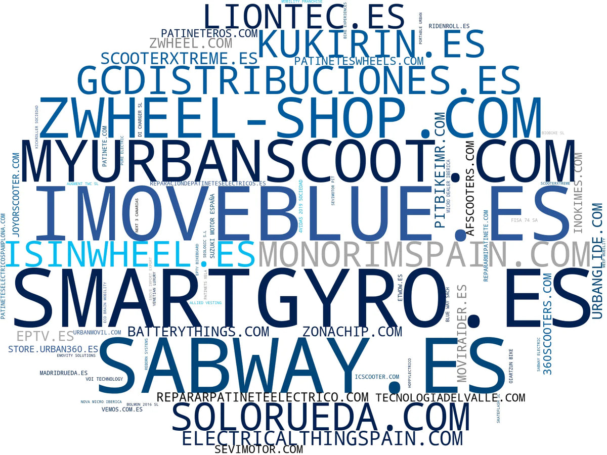 visualización de tendencias accesorios patinete, cambio neumático patinete, moto eléctrica