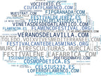 wordcloud de mercado actividades culturales, festival literario, venta de entradas