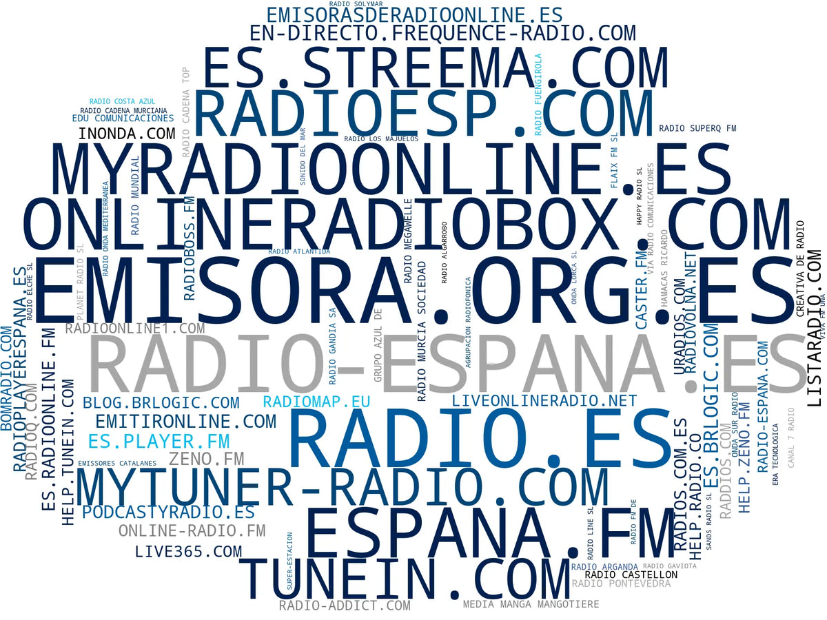 top empresas españa rubro radio online, radio por internet, radio en vivo