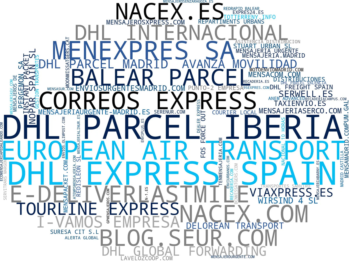 empresas mas grandes del nicho entrega de paquetes, transporte de paquetes, servicio de mensajería