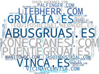 wordcloud de mercado puentes grúa, grúas pórtico, grúas aéreas