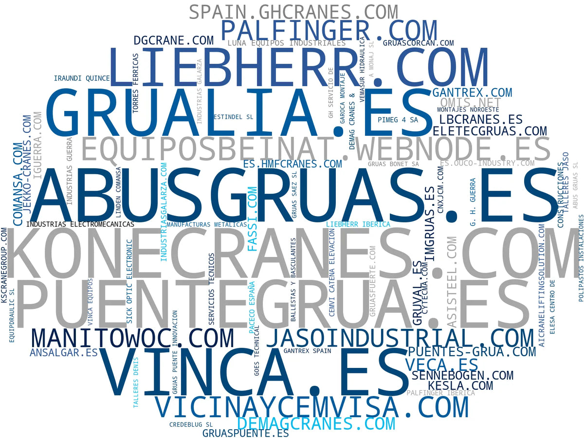 visualización de tendencias polipastos eléctricos, grúas marinas, grúas de elevación