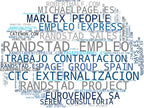 wordcloud de mercado reclutamiento y selección, publicación de ofertas de empleo, outplacement